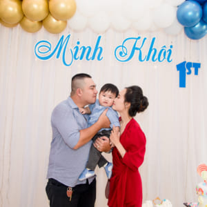 chụp hình thôi nôi nhà hàng minh phú