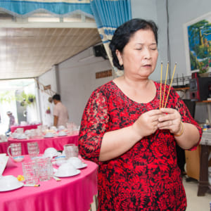 Chụp hình đầy tháng bé Thúy Hân