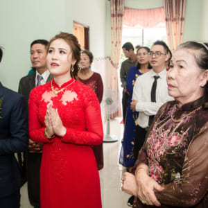 Chụp ảnh phóng sự đám hỏi Hoài Ân - Minh Tuấn