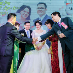 Chụp hình phóng sự tiệc cưới QUEEN PLAZA Hoàng Anh & Ngọc Châu