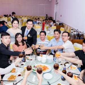 Chụp hình phóng sự tiệc cưới QUEEN PLAZA Hoàng Anh & Ngọc Châu