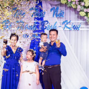 Chụp hình thôi nôi - Bé KIWI | Nhà hàng Diamond Place 2 - Âu Cơ