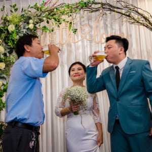 Chụp hình tiệc cưới Minh Chương - Bích Lệ | Nhà hàng Bách Việt