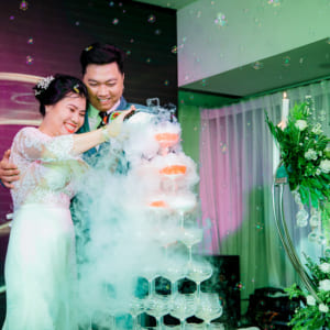 Chụp hình tiệc cưới Minh Chương - Bích Lệ | Nhà hàng Bách Việt
