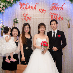 Chụp hình tiệc báo hỷ Thành Lộc & Bích Thảo | Diamond Place - Hồ Văn Huê
