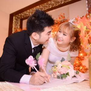 Chụp hình tiệc cưới An - Tâm | Diamond Place
