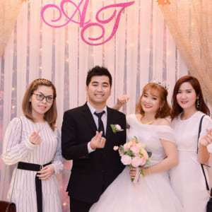 Chụp hình tiệc cưới An - Tâm | Diamond Place