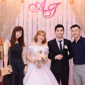 Chụp hình tiệc cưới An - Tâm | Diamond Place
