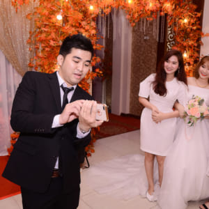 Chụp hình tiệc cưới An - Tâm | Diamond Place