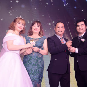 Chụp hình tiệc cưới An - Tâm | Diamond Place