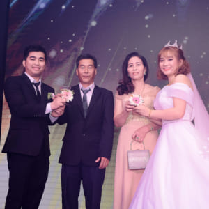 Chụp hình tiệc cưới An - Tâm | Diamond Place