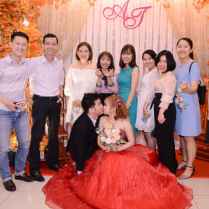 Chụp hình tiệc cưới An - Tâm | Diamond Place
