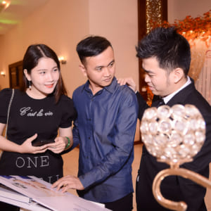 Chụp hình tiệc cưới An - Tâm | Diamond Place