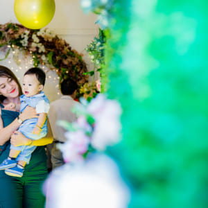 Chụp hình thôi bôi bé Tin | Nhà hàng QUEEN PLAZA