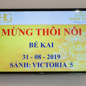 Chụp hình thôi nôi bé KEN | Nhà hàng QUEEN PLAZA - Thành Thái