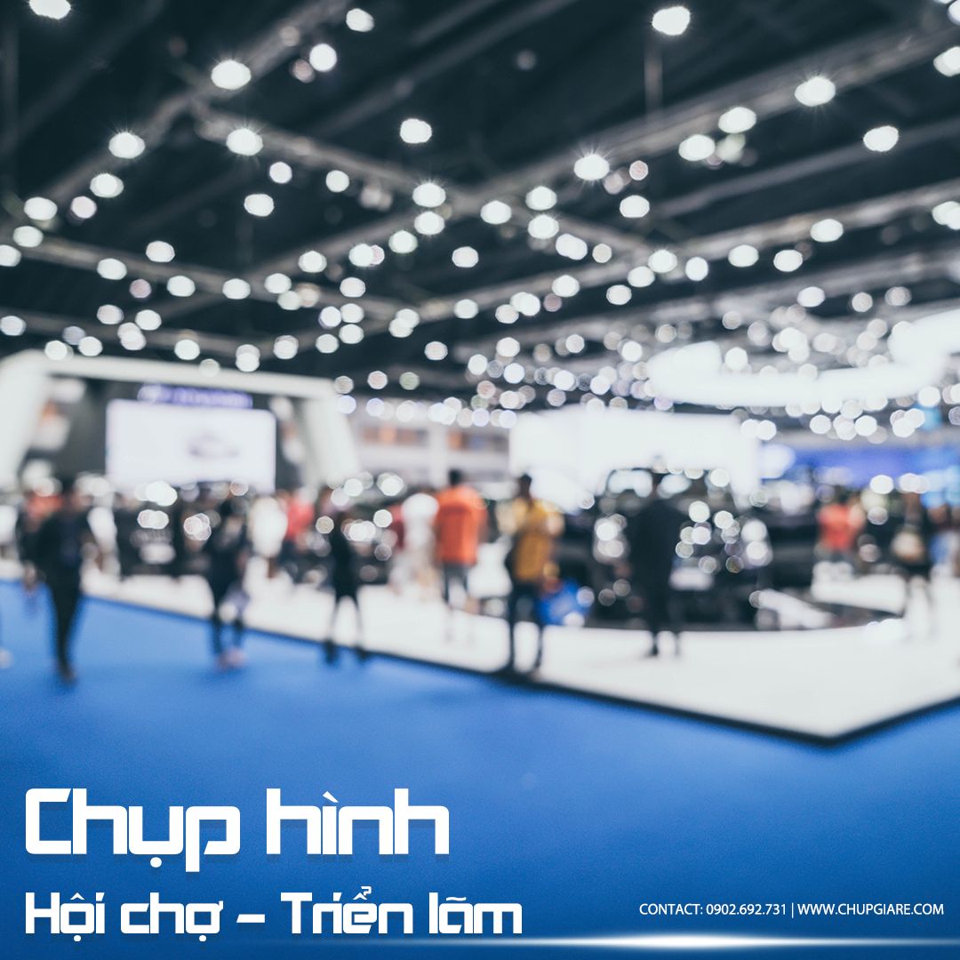 Chụp hình hội chợ triển lãm thương mại HCM