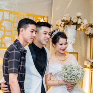 Chụp hình phóng sự tiệc cưới Vĩnh Thái & Lam Linh | nhà hàng Queen Plaza, Kỳ Hòa