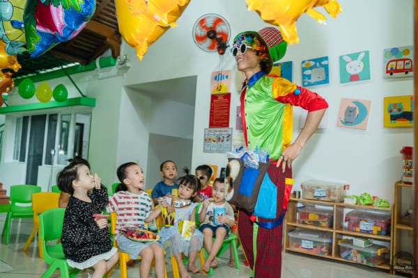 Chụp hình sinh nhật bé Như Ý tại trường học IRIS Preschool