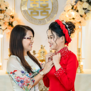 Chụp hình truyền thống hiện đại đám hỏi Thanh Ngân & Văn Cường