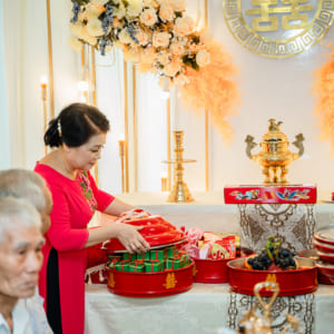 Chụp hình truyền thống hiện đại đám hỏi Thanh Ngân & Văn Cường