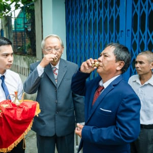 chụp ảnh phóng sự đám hỏi Tùng & Tuyết tại huyện Hóc Môn