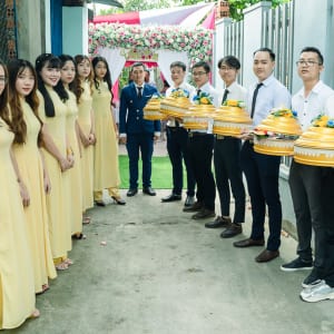 chụp ảnh phóng sự đám hỏi Tùng & Tuyết tại huyện Hóc Môn