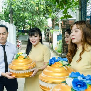 chụp ảnh phóng sự đám hỏi Tùng & Tuyết tại huyện Hóc Môn