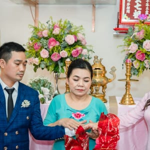 chụp ảnh phóng sự đám hỏi Tùng & Tuyết tại huyện Hóc Môn