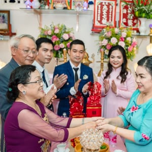 chụp ảnh phóng sự đám hỏi Tùng & Tuyết tại huyện Hóc Môn