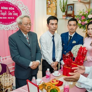 chụp ảnh phóng sự đám hỏi Tùng & Tuyết tại huyện Hóc Môn