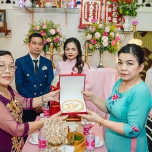 chụp ảnh phóng sự đám hỏi Tùng & Tuyết tại huyện Hóc Môn