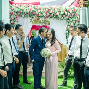 chụp ảnh phóng sự đám hỏi Tùng & Tuyết tại huyện Hóc Môn