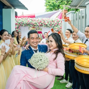 chụp ảnh phóng sự đám hỏi Tùng & Tuyết tại huyện Hóc Môn