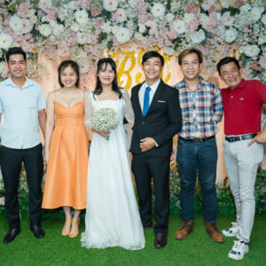 Chụp truyền thống hiện đại Tiệc báo hỷ Ngô Bình & Thanh Hương | nhà hàng Hoàng Long