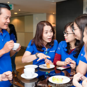 Chụp hình hội thảo công ty Beiersdorf tại Novotel Saigon Centre