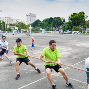 Chụp hình sự kiện hội thao công ty tại NTĐ Phú Thọ