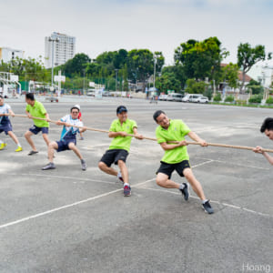 Chụp hình sự kiện hội thao công ty tại NTĐ Phú Thọ