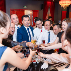 chụp hình sự kiện year end party công ty Elmich