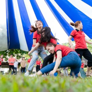 chụp ảnh teambuilding, tiệc tất niên công ty tại kdl bình quới