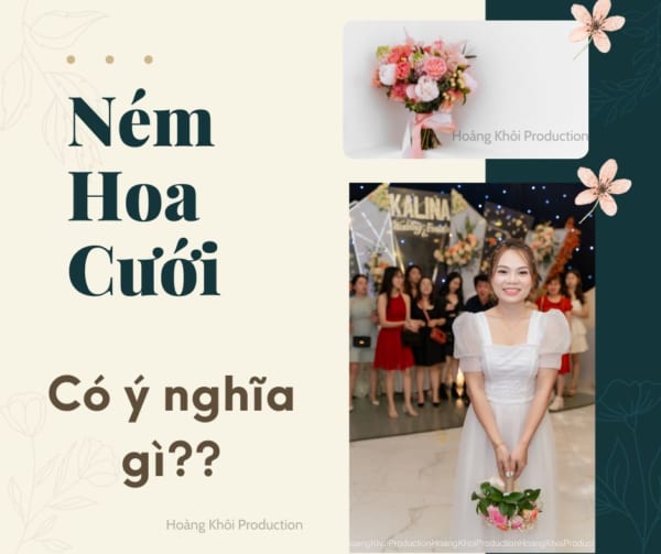 Nghi thức tung và nhận hoa cưới