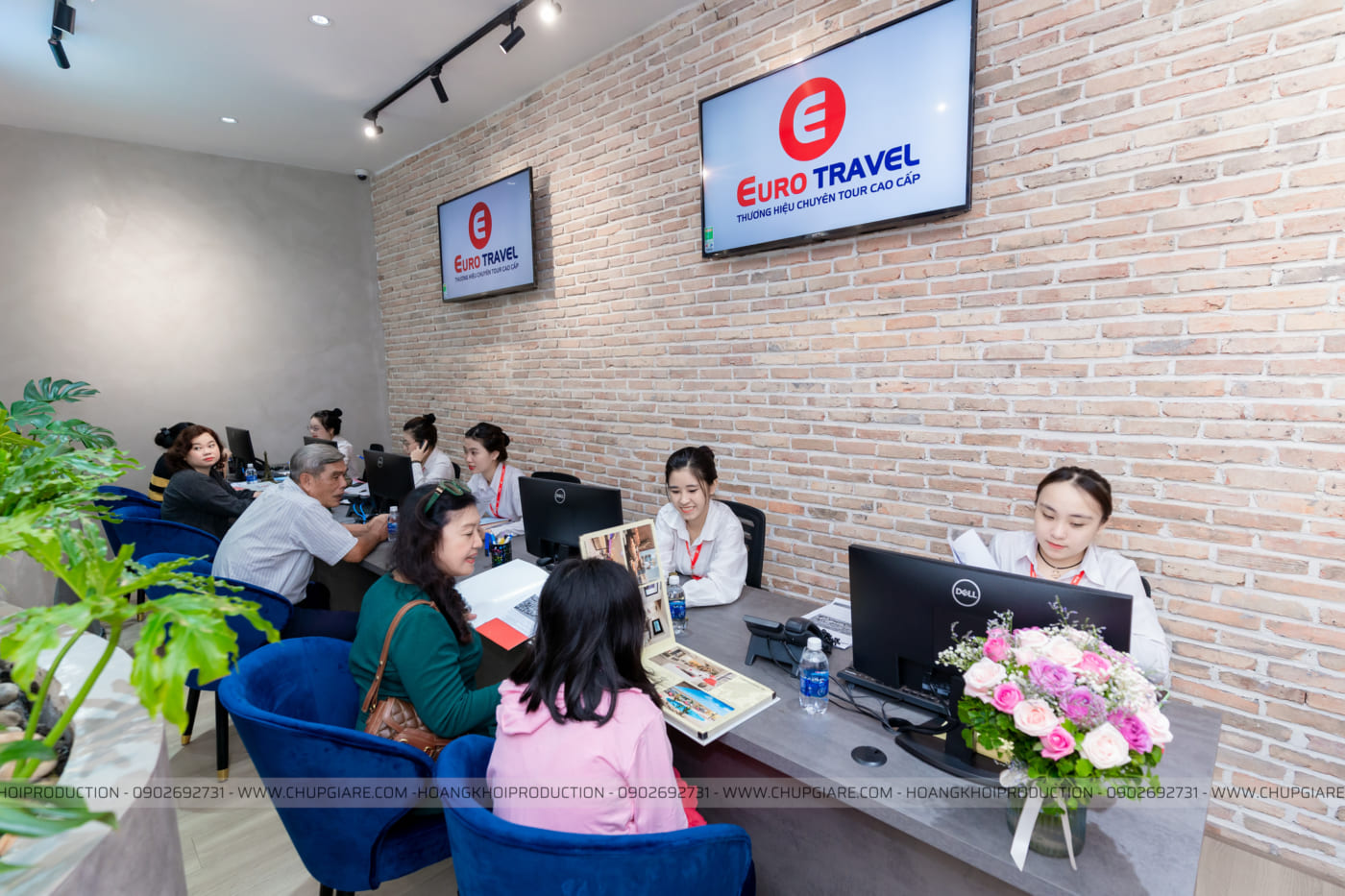 Chụp ảnh profile, hồ sơ năng lực công ty Euro Travel
