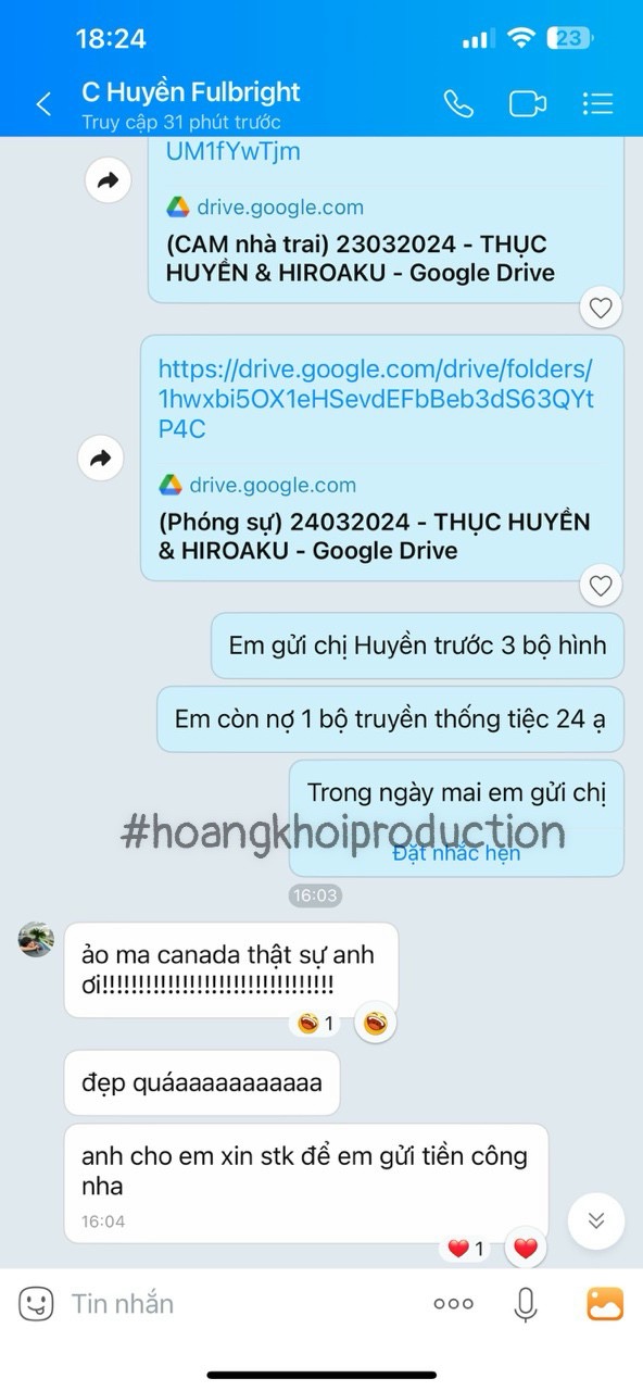 feedback Hoàng Khôi Production