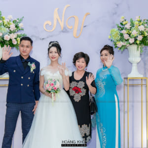 Hoàng Khôi Production tiệc mừng lễ thành hôn nhà hàng Dìn ký center Cộng Hoà