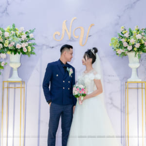 Hoàng Khôi Production tiệc mừng lễ thành hôn nhà hàng Dìn ký center Cộng Hoà