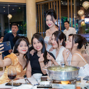Hoàng Khôi Production tiệc mừng lễ thành hôn nhà hàng Dìn ký center Cộng Hoà