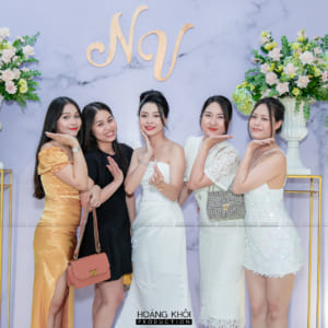 Hoàng Khôi Production tiệc mừng lễ thành hôn nhà hàng Dìn ký center Cộng Hoà
