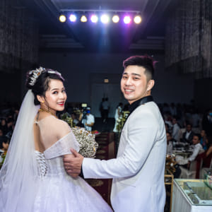 Chụp hình phóng sự tiệc cưới Vĩnh Thái & Lam Linh | nhà hàng Queen Plaza, Kỳ Hòa